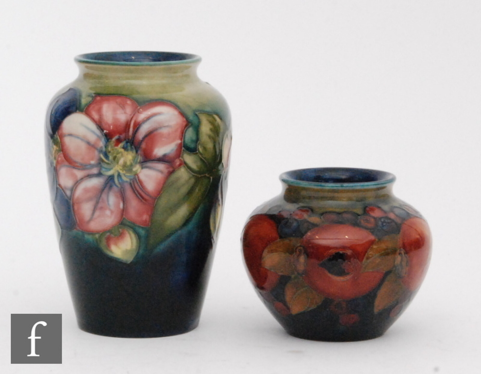 Two Moorcroft vases, the fi... | Fieldings Auctioneers